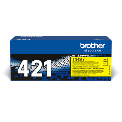 Brother TN-421Y TN-421Y, 1800 páginas, Amarillo, 1 pieza(s)