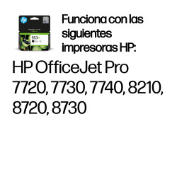 HP L0S70AE Cartucho de tinta Original 953XL de alto rendimiento negro, Alto, Negro, Tinta a base de pigmentos, 42,5 ml, 1 2