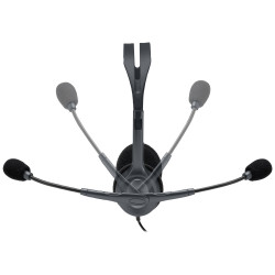 Logitech 981-000593 981-000593, Alámbrico, Oficina/Centro de llamadas, 20 - 20000 Hz, 74 g, Auriculares, Negro