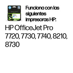 HP F6U16AE Cartucho de tinta Original 953XL de alto rendimiento cian, Alto, Cian, Tinta a base de pigmentos, 18 ml, 1 pieza(s), 2