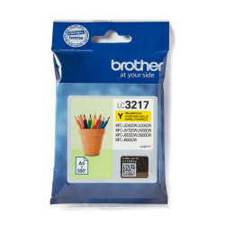 Brother LC3217Y LC3217Y, Amarillo, Tinta a base de pigmentos, 1 pieza(s), 550 páginas, Pack individual