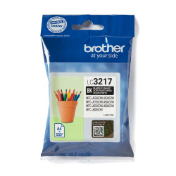 Brother LC3217BK LC3217BK, Negro, Tinta a base de pigmentos, 550 ml, 1 pieza(s), 550 páginas, Pack individual