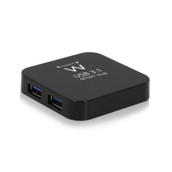 Ewent EW1134 EW1134, USB 3.2 Gen 2 (3.1 Gen 2) Type-A, USB 3.2 Gen 1 (3.1 Gen 1) Type-A, 5000 Mbit/s, Negro, 0,525 m, USB