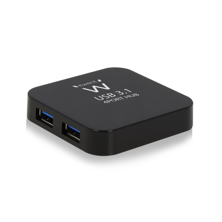 Ewent EW1134 EW1134, USB 3.2 Gen 2 (3.1 Gen 2) Type-A, USB 3.2 Gen 1 (3.1 Gen 1) Type-A, 5000 Mbit/s, Negro, 0,525 m, USB