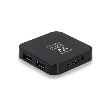 Ewent EW1134 EW1134, USB 3.2 Gen 2 (3.1 Gen 2) Type-A, USB 3.2 Gen 1 (3.1 Gen 1) Type-A, 5000 Mbit/s, Negro, 0,525 m, USB