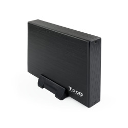 TooQ TQE-3527B CAJA HDD 3,5" SATA A USB 2.0/3.0 NEGRA, Caja de disco duro (HDD), 3.5", SATA, Serial ATA II, Serial ATA III, 5