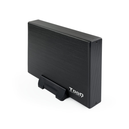 TooQ TQE-3527B CAJA HDD 3,5" SATA A USB 2.0/3.0 NEGRA, Caja de disco duro (HDD), 3.5", SATA, Serial ATA II, Serial ATA III, 5