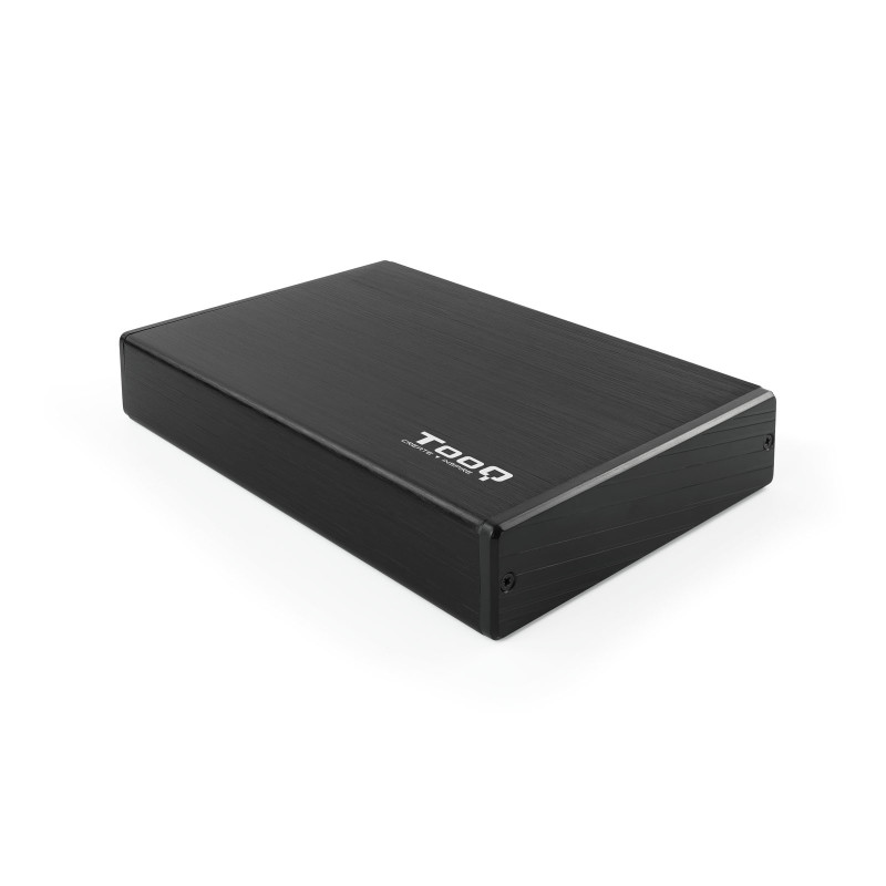 TooQ TQE-3527B CAJA HDD 3,5" SATA A USB 2.0/3.0 NEGRA, Caja de disco duro (HDD), 3.5", SATA, Serial ATA II, Serial ATA III, 5