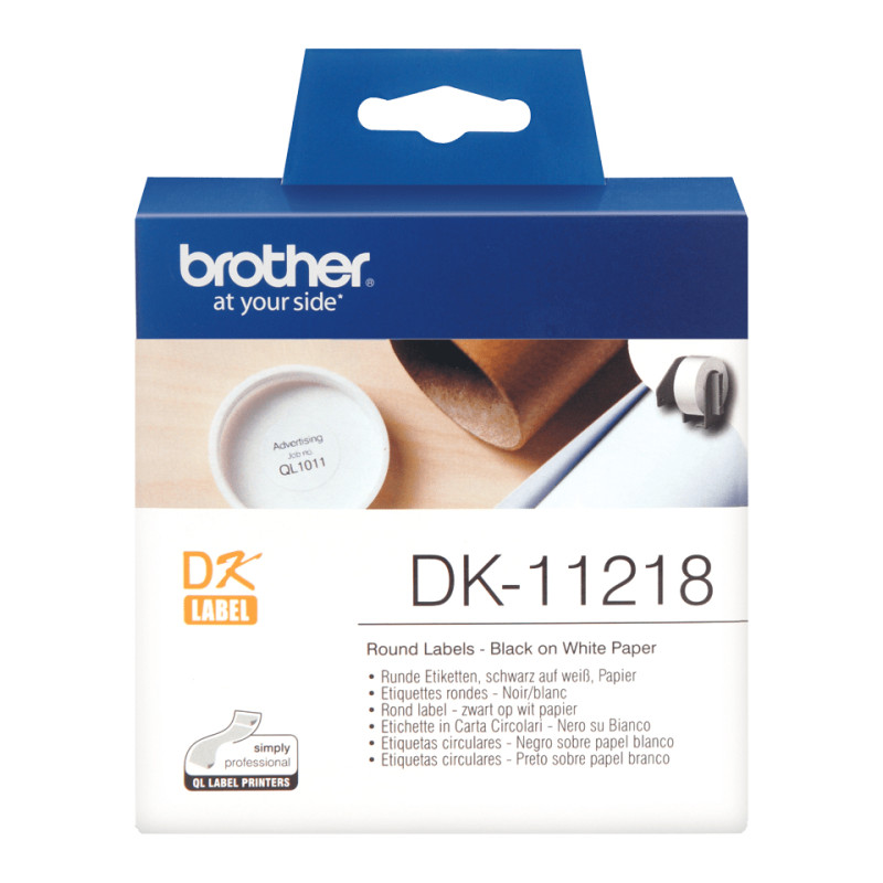 Brother DK-11218 DK-11218, Blanco, DK, Rodillo, Papel, 54 x 115 x 112 mm, 174 g