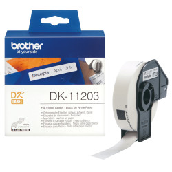 Brother DK-11203 DK-11203, Negro sobre blanco, 1 pieza(s), DK, Blanco, Térmica directa, China