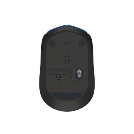 Logitech 910-004424 M171, Ambidextro, Óptico, RF inalámbrico, 1000 DPI, Negro, Gris