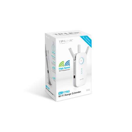 TP-Link RE450 RE450, Transmisor de red, 1750 Mbit/s, 10,100,1000 Mbit/s, Externo, 10/100/1000Base-T(X), IEEE 802.11a, IEEE