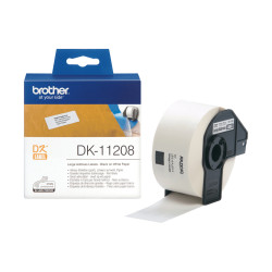 Brother DK-11208 DK-11208, Negro sobre blanco, 400 pieza(s), DK, Blanco, Térmica directa, China