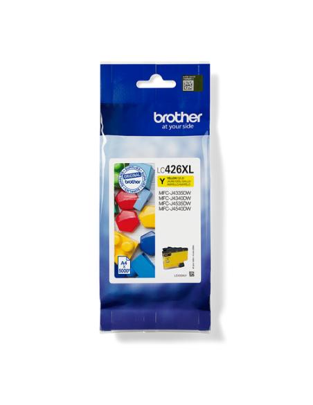 Brother LC-426XLY cartucho de tinta 1 pieza(s) Original Alto rendimiento (XL) Amarillo