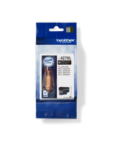 Brother LC-427XLBK cartucho de tinta 1 pieza(s) Original Alto rendimiento (XL) Negro