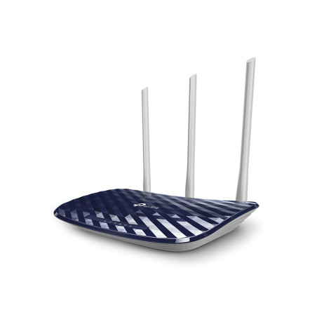 TP-Link ARCHER C20 AC750, Wi-Fi 5 (802.11ac), Doble banda (2,4 GHz / 5 GHz), Ethernet, Negro, Blanco, Router de sobremesa