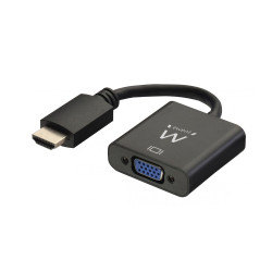 Ewent EW9864 EW9864, 0,2 m, HDMI, VGA, 3.5mm, Macho, Hembra, 1920 x 1200 Pixeles