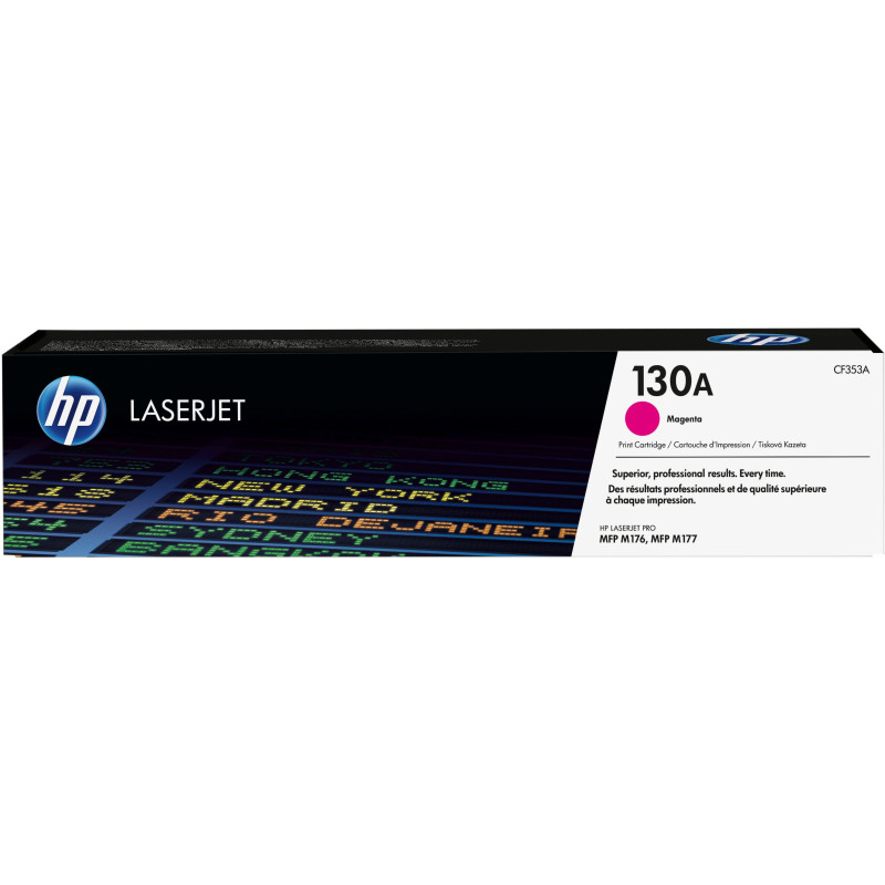 HP CF353A Cartucho de tóner original LaserJet 130A magenta, 1000 páginas, Magenta, 1 pieza(s)