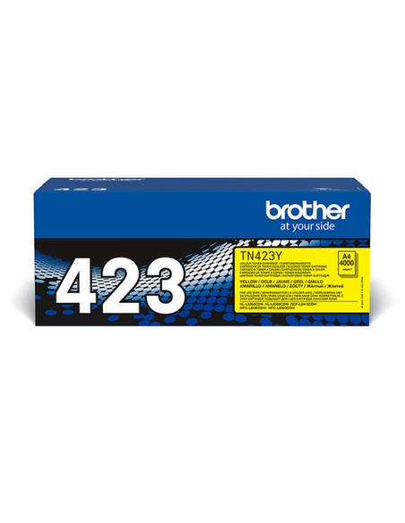 Brother TN-423Y cartucho de tóner 1 pieza(s) Original Amarillo
