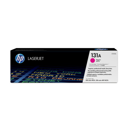 HP CF213A Cartucho de tóner original LaserJet 131A magenta, 1800 páginas, Magenta, 1 pieza(s)