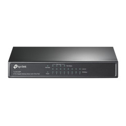 TP-Link TL-SG1008P TL-SG1008P, No administrado, Gigabit Ethernet (10/100/1000), Bidireccional completo (Full duplex), Energía