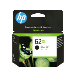 HP C2P05AE Cartucho de tinta original 62XL de alta capacidad negro, Alto, Negro, Tinta a base de pigmentos, 600 ml, 1 pieza(s),
