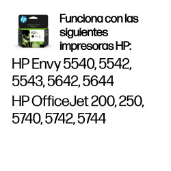HP C2P05AE Cartucho de tinta original 62XL de alta capacidad negro, Alto, Negro, Tinta a base de pigmentos, 600 ml, 1 pieza(s), 2