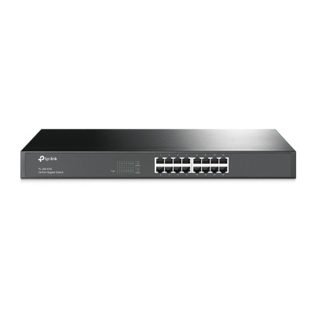 TP-Link TL-SG1016 TL-SG1016, No administrado, Gigabit Ethernet (10/100/1000), Bidireccional completo (Full duplex), Montaje en