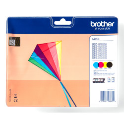 Brother LC223VALBP LC-223VALBP, Negro, Cian, Magenta, Amarillo, 4 pieza(s), 550 páginas, 550 páginas, Multipack