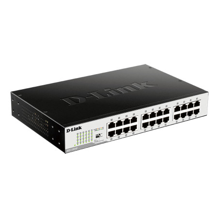 D-Link DGS-1024D DGS-1024D, No administrado, Gigabit Ethernet (10/100/1000), Bidireccional completo (Full duplex), Montaje en