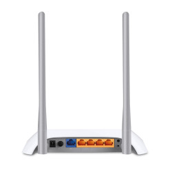 TP-Link TL-MR3420 TL-MR3420, Wi-Fi 4 (802.11n), Banda única (2,4 GHz), Ethernet, Negro, Blanco, Router de sobremesa 2