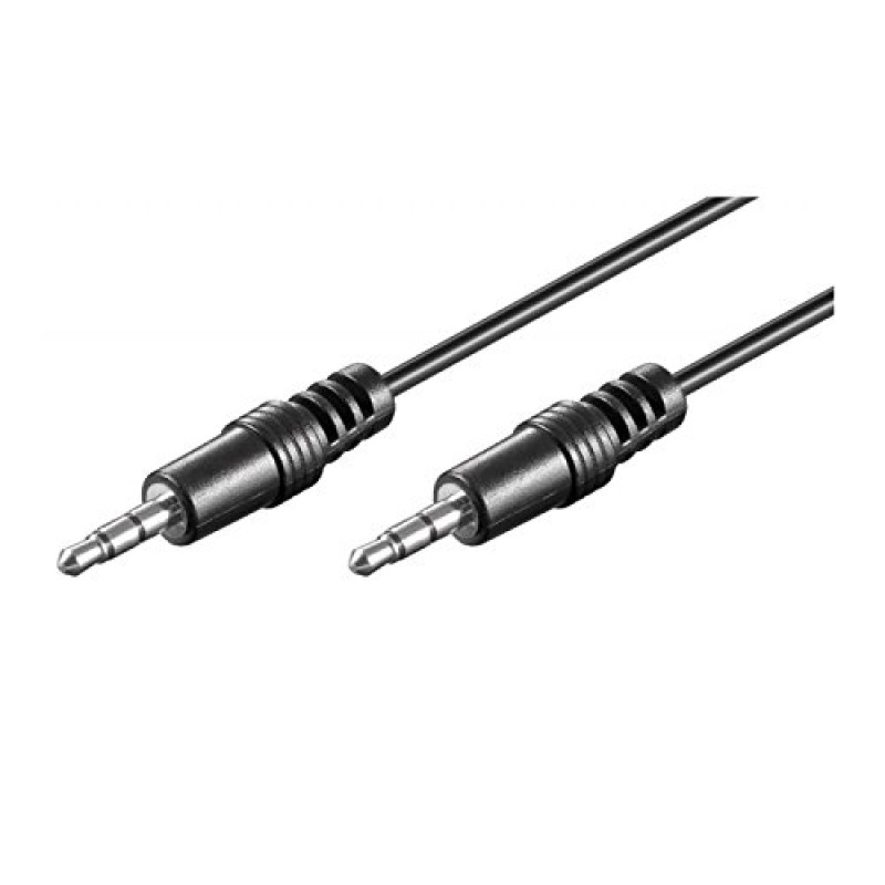 Ewent EC1606 EC1606, 3,5mm, Macho, 3,5mm, Macho, 2 m, Negro
