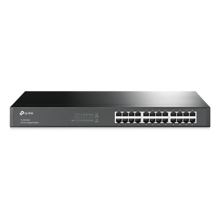 TP-Link TL-SG1024 TL-SG1024, No administrado, L2, Gigabit Ethernet (10/100/1000), Bidireccional completo (Full duplex), Montaje