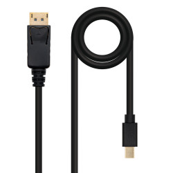 Nanocable 10.15.2402 DisplayPort, 2m, 2 m, Mini DisplayPort, DisplayPort, Macho, Macho, 3840 x 2400 Pixeles