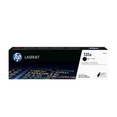 HP CF210A Cartucho de tóner original LaserJet 131A negro, 1520 páginas, Negro, 1 pieza(s)
