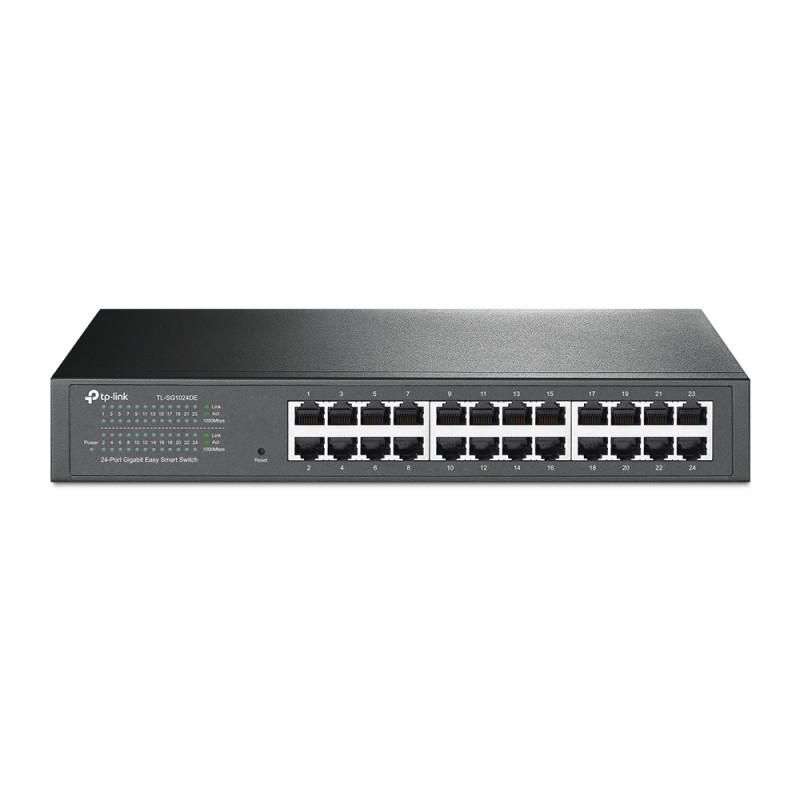 TP-Link TL-SG1024DE TL-SG1024DE, Gestionado, L2, Gigabit Ethernet (10/100/1000), Bidireccional completo (Full duplex), Montaje