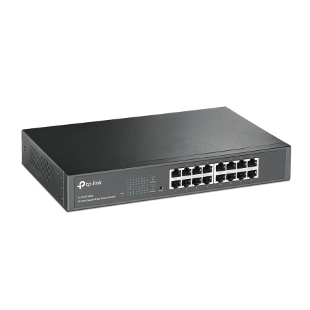 TP-Link TL-SG1016DE TL-SG1016DE, Gestionado, L2, Gigabit Ethernet (10/100/1000), Bidireccional completo (Full duplex), Montaje