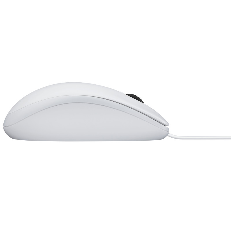 Logitech 910-003360 B100 Optical Usb Mouse f/ Bus, Ambidextro, Óptico, USB tipo A, 800 DPI, Blanco