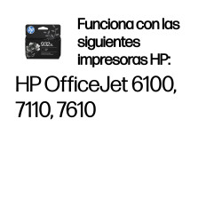 HP CN053AE Cartucho de tinta original 932XL de alta capacidad negro, Negro, Tinta a base de pigmentos, 22,5 ml, 1 pieza(s), 2