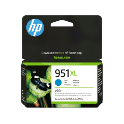 HP CN046AE Cartucho de tinta original 951XL de alta capacidad cian, Cian, Tinta a base de pigmentos, 24 ml, 1 pieza(s), 1500