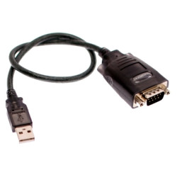 Ewent EW1116 EW1116, Negro, 1,5 m, USB, 9 Sub-D, Macho, Macho