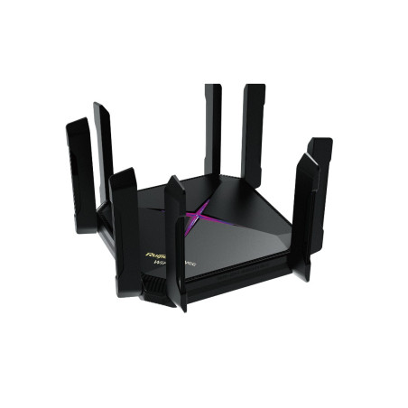 Ruijie Networks RG-EW6000GX RG-EW6000GX, Wi-Fi 6 (802.11ax), Dual-band (2.4 GHz / 5.8 GHz), Ethernet, Negro, Router de sobremesa