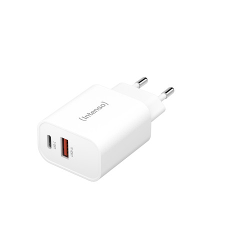 Intenso 7803012 POWER ADAPTER USB-A/USB-C/7803012, Interior, Corriente alterna, 20 V, Blanco