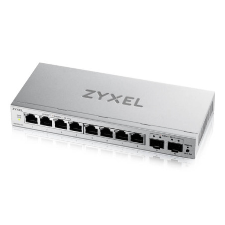 Zyxel GS1200-10V3-EU0101F GS1200-10v3, Gestionado, L2, Gigabit Ethernet (10/100/1000), Bidireccional completo (Full duplex),