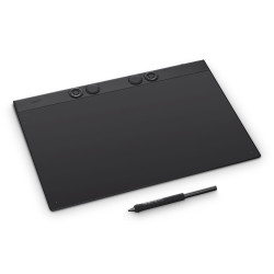 Wacom PTK870K0B Intuos Pro Large, Inalámbrico y alámbrico, 349 x 195 mm, USB/Bluetooth, 1 cm, Pluma, 60° 2