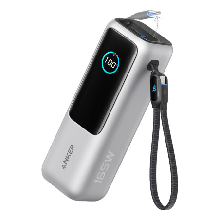 Anker A1695H41 A1695H41, 25000 mAh, 165 W, Plata