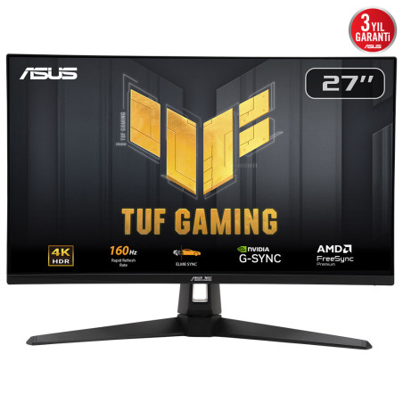 ASUS 90LM0AR0-B01371 TUF Gaming VG27UQ1A, 68,6 cm (27"), 3840 x 2160 Pixeles, 4K Ultra HD, LCD, 1 ms, Negro