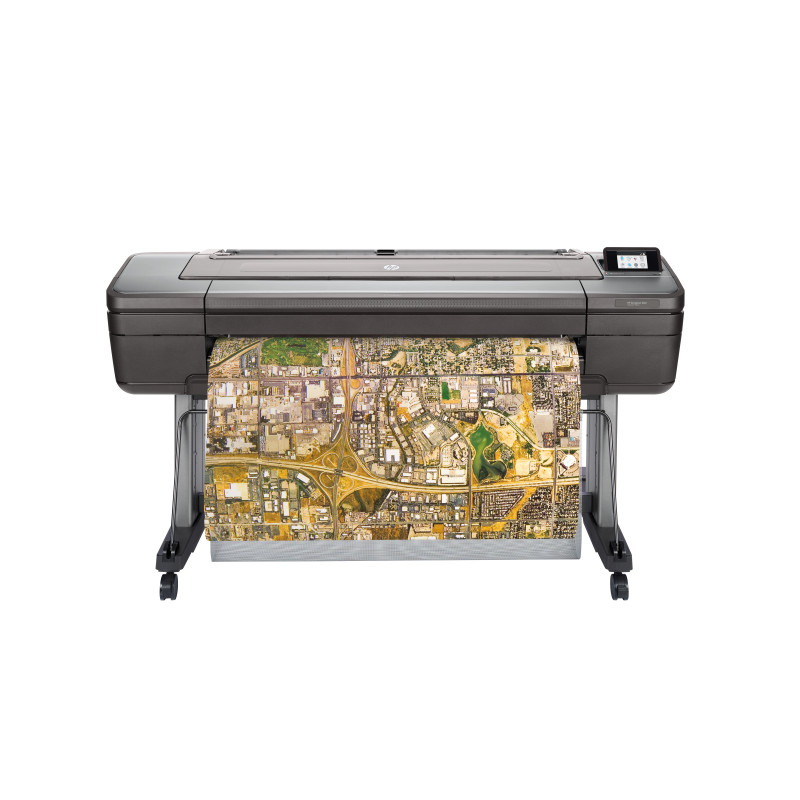 HP T8W18A#B19 Designjet Impresora Z6dr PostScript de 44 pulgadas con cortadora vertical, Inyección de tinta térmica, 2400 x