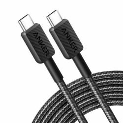 Anker A81F6G11 322, 1,8 m, USB C, USB C, Negro