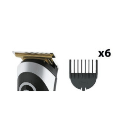 Rowenta TN9140F4 TRIM & STYLE TN9140, Negro, Plata, 0,5 mm, 4,2 cm, Barba, Oído, Nariz, Acero inoxidable, Batería 2